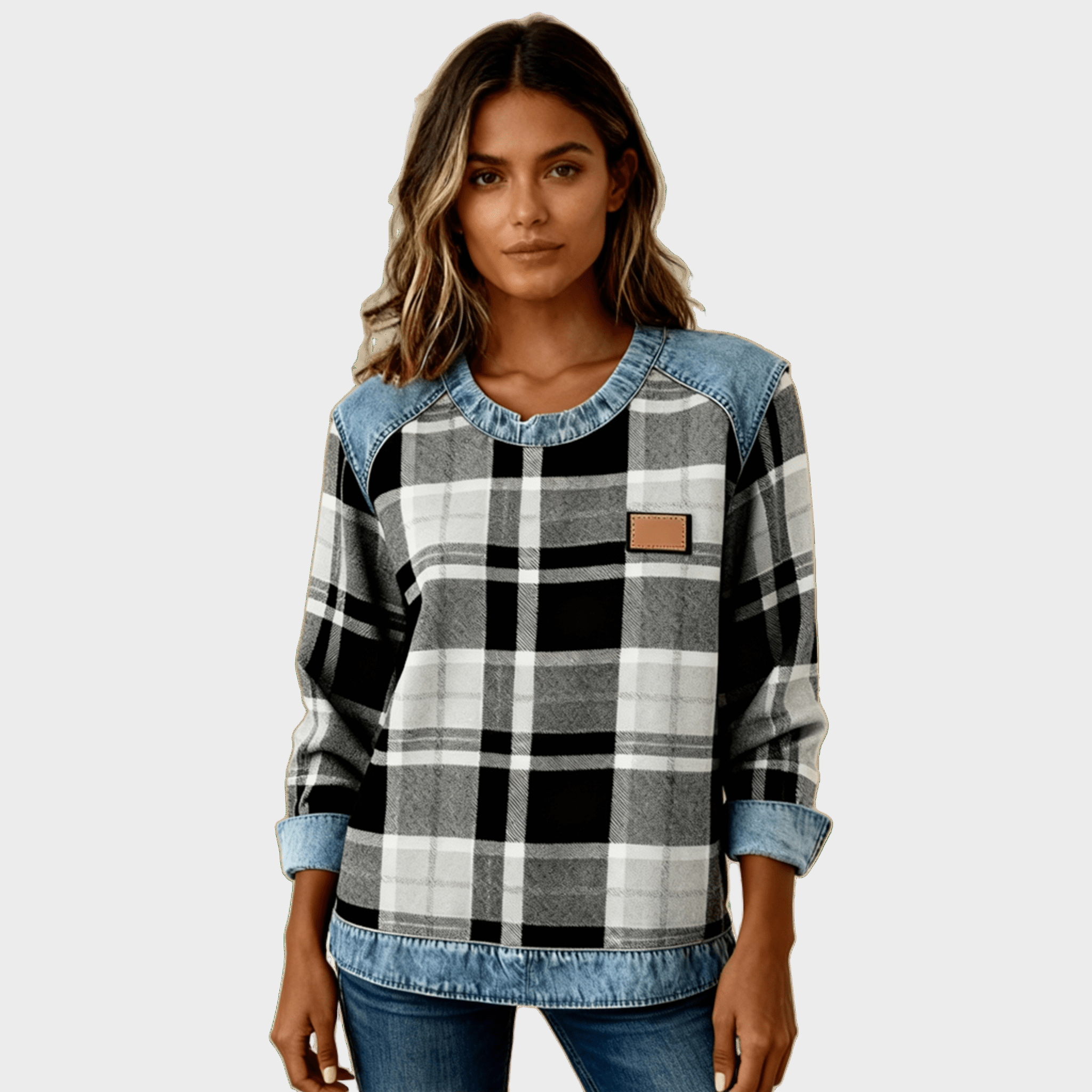 Ivy – Bluza damska w kratę