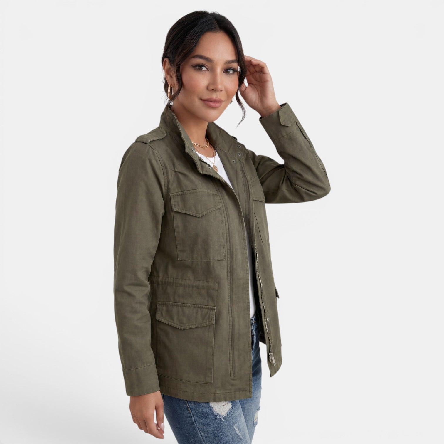 Nadia – Kurtka przejściowa damska na zamek