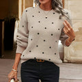 Iris – Sweter damski w kropki