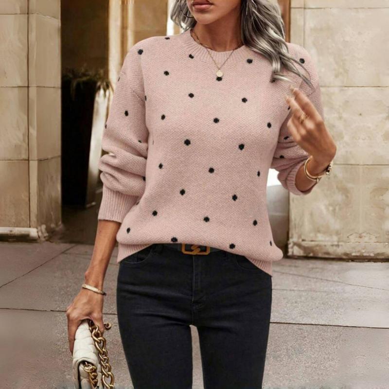 Iris – Sweter damski w kropki