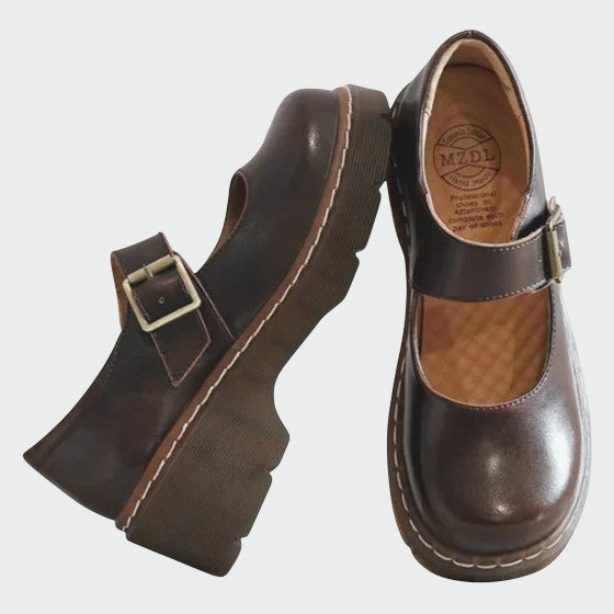 Sybilla – Eleganckie damskie buty Mary Jane o oryginalnym wzornictwie