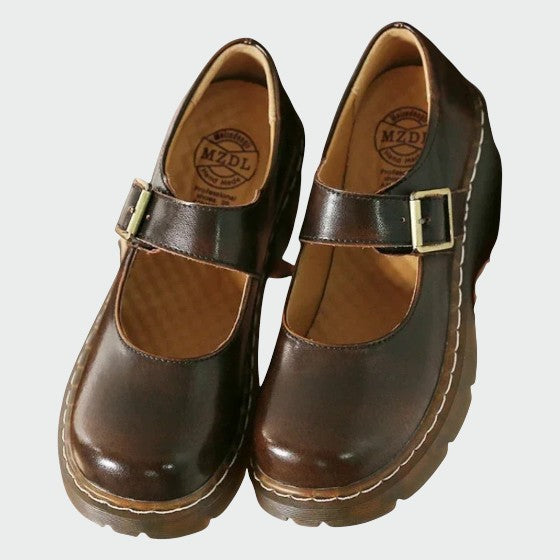 Sybilla – Eleganckie damskie buty Mary Jane o oryginalnym wzornictwie