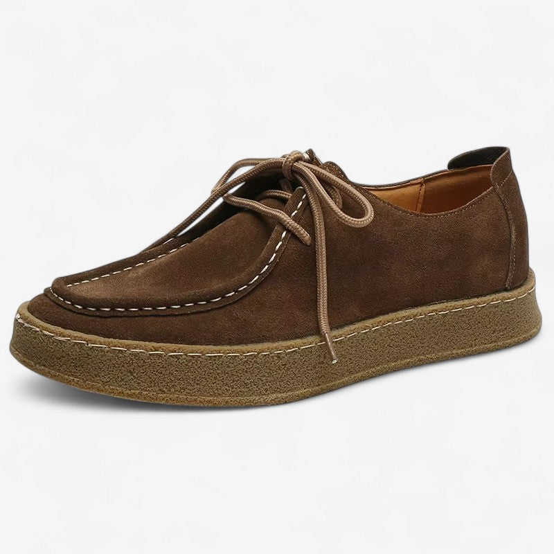Tobias – Męskie buty sznurowane z okrągłym noskiem