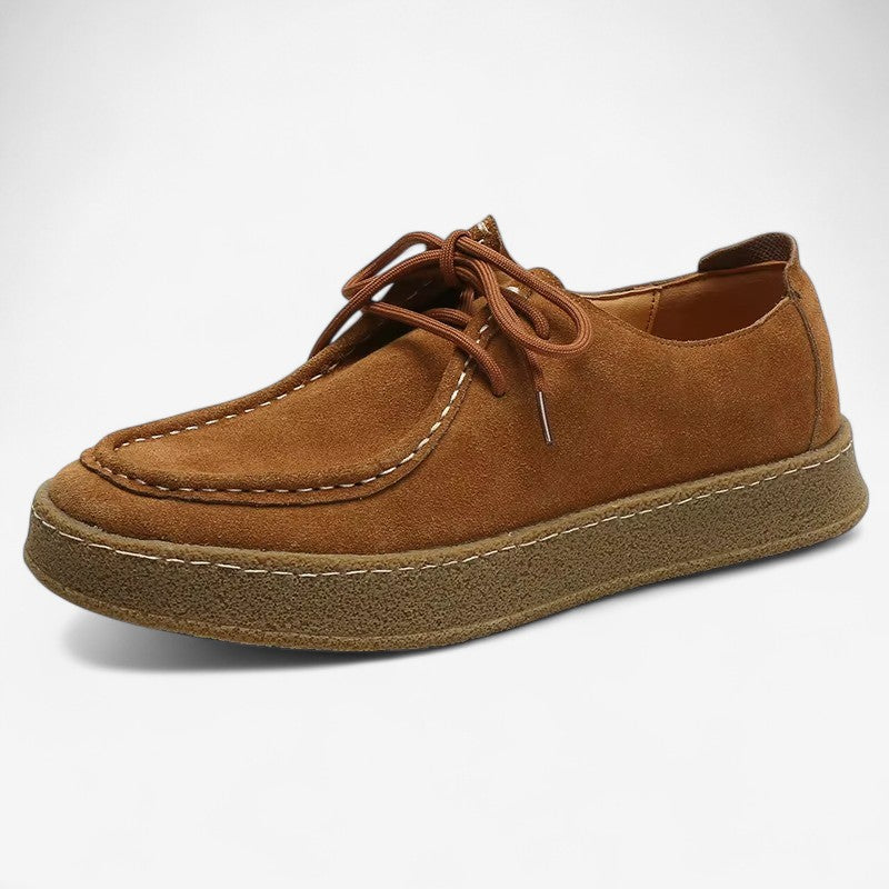 Tobias – Męskie buty sznurowane z okrągłym noskiem