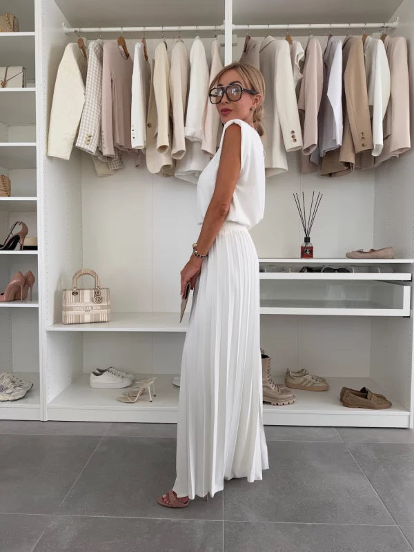 Jowita – Elegancki zestaw topu i spodni