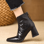 Klaudia – Eleganckie botki na średnim obcasie – zdjęcie produktu